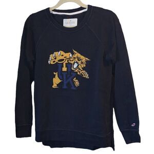 University of Kentucky Wildcats crewneck Navy Sweatshirt size Small